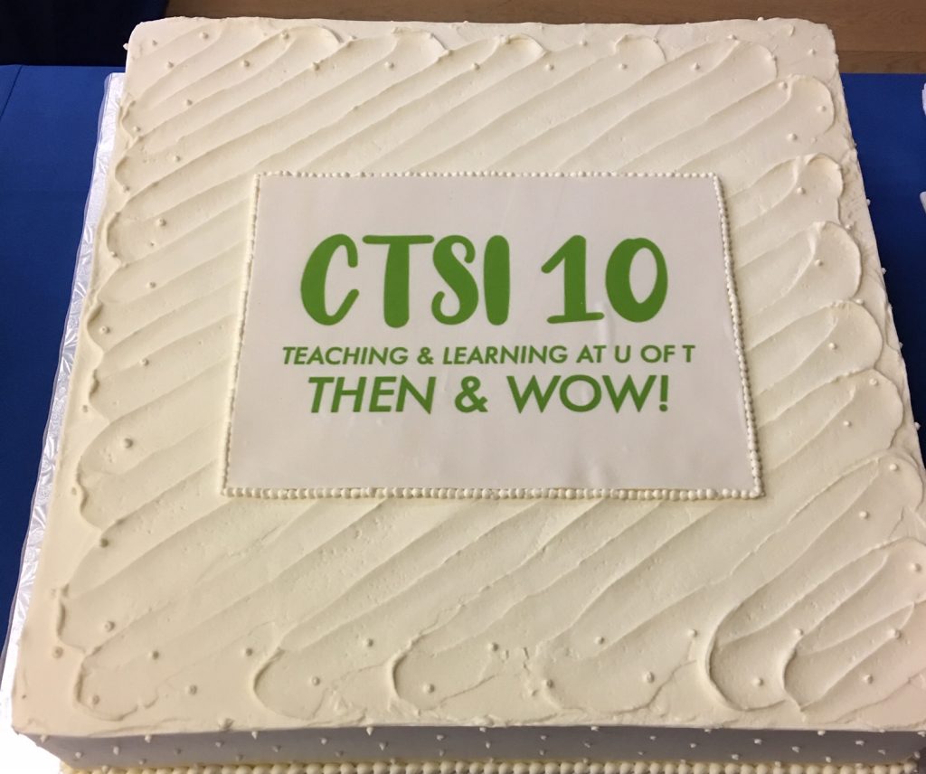 alt= photo of CTSI 10 cake